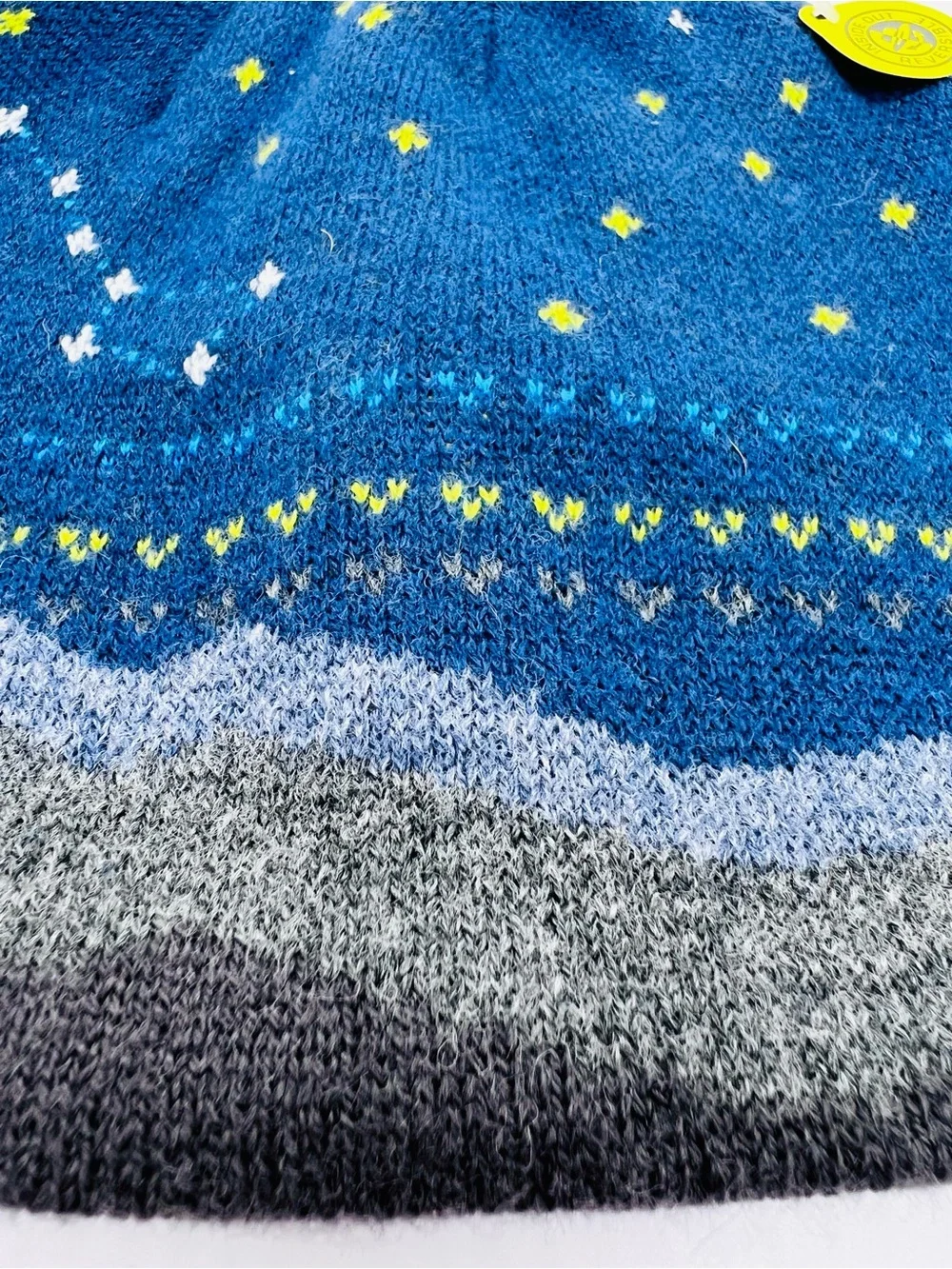 Sun Day Afternoons Unisex Glow-in-the-Dark Merino Stellar Beanie - Navy/Gray NWT
